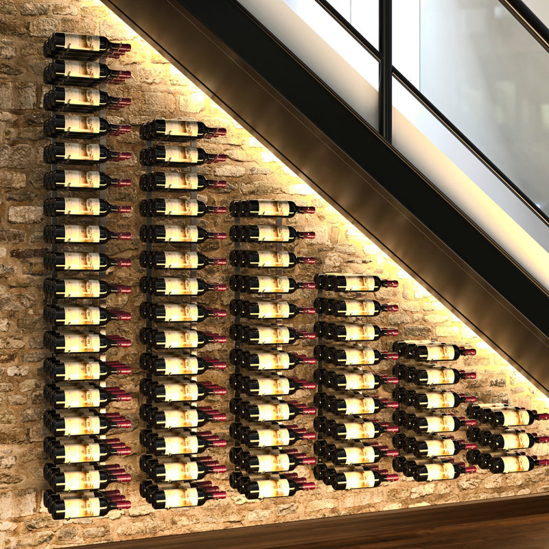 Rebrilliant Indurial 126 Bottle Wall Mounted Wine Bottle Rack & Reviews